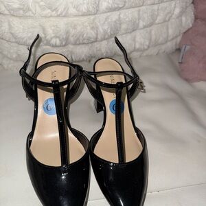 Nine West Black Patent Heels